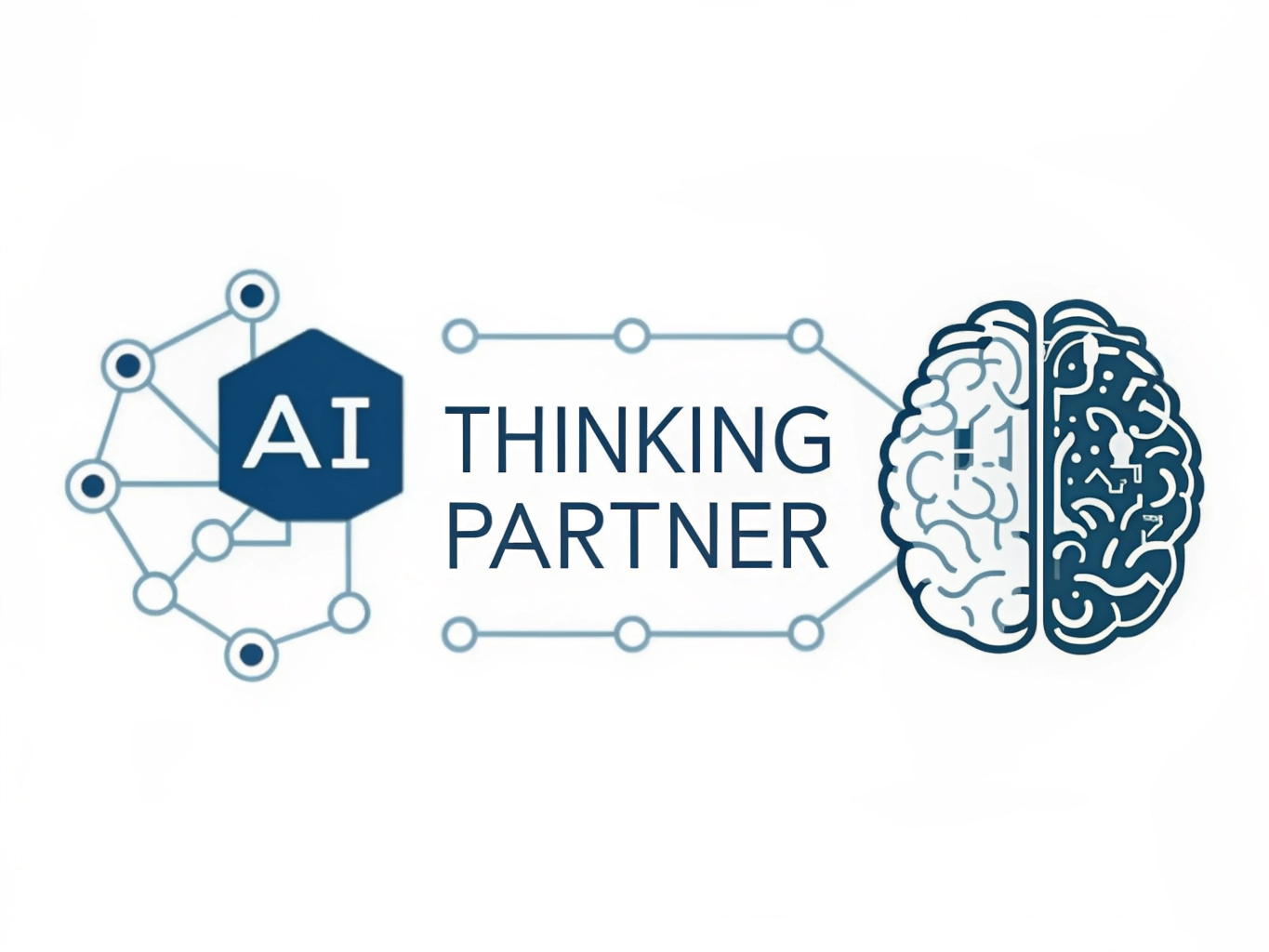 AI as a thinking partner graphic